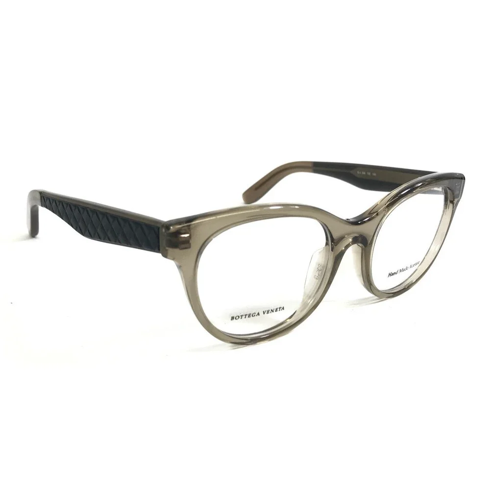 Bottega Veneta Eyeglasses Frame B.V. 306 TIE Transparent Woven Leather 50-19-140